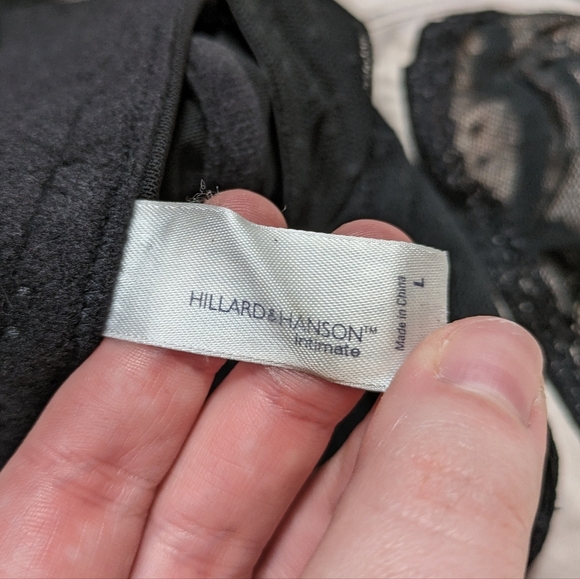 Hillary & Hanson Dainty Pink Satin Lace Strap Mesh‎ Back Bustier Corset Size L - Picture 2 of 8